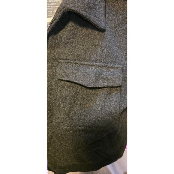 American Eagle Wool Blend Field Jacket Men’s Small– Charcoal Gray - Picture 4 of 15